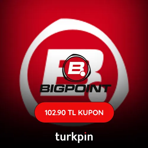Bigpoint 102.90 TL Kupon 
