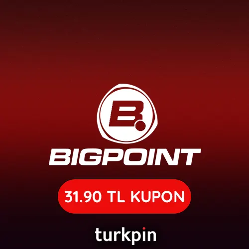 Bigpoint 31.90 TL Kupon 