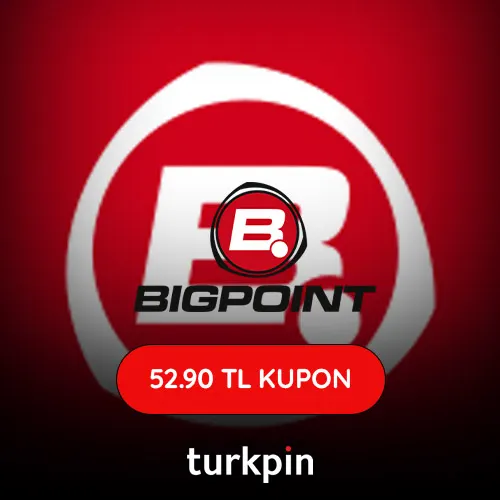 Bigpoint 52.90 TL Kupon 