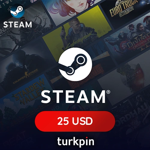 Steam Wallet Card 25 USD