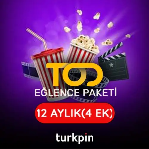 TOD Eğlence Paketi 12 Aylık ( 4 Ekran )