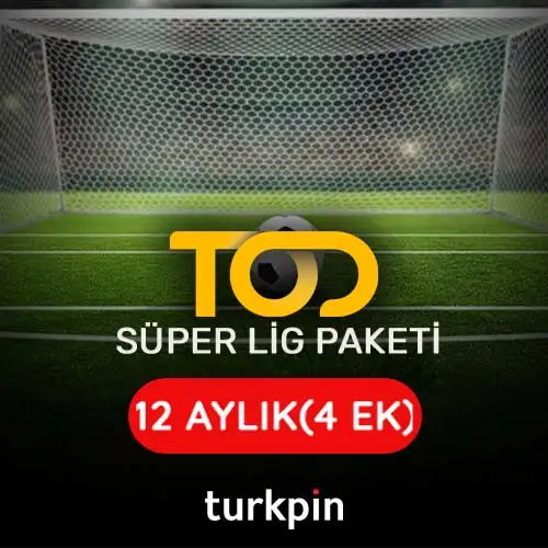 TOD Süper Lig 12 Aylık ( 4 Ekran )